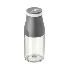 butelka z kubkiem 400 ml szara 5502