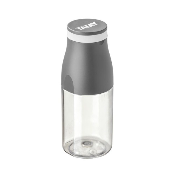 butelka z kubkiem 400 ml szara 5502