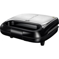 gofrownica 1000w inox czarna m 3786
