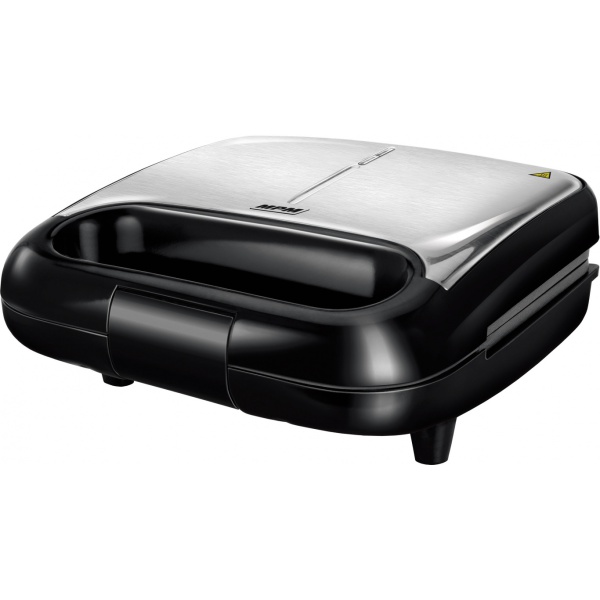 gofrownica 1000w inox czarna m 3786