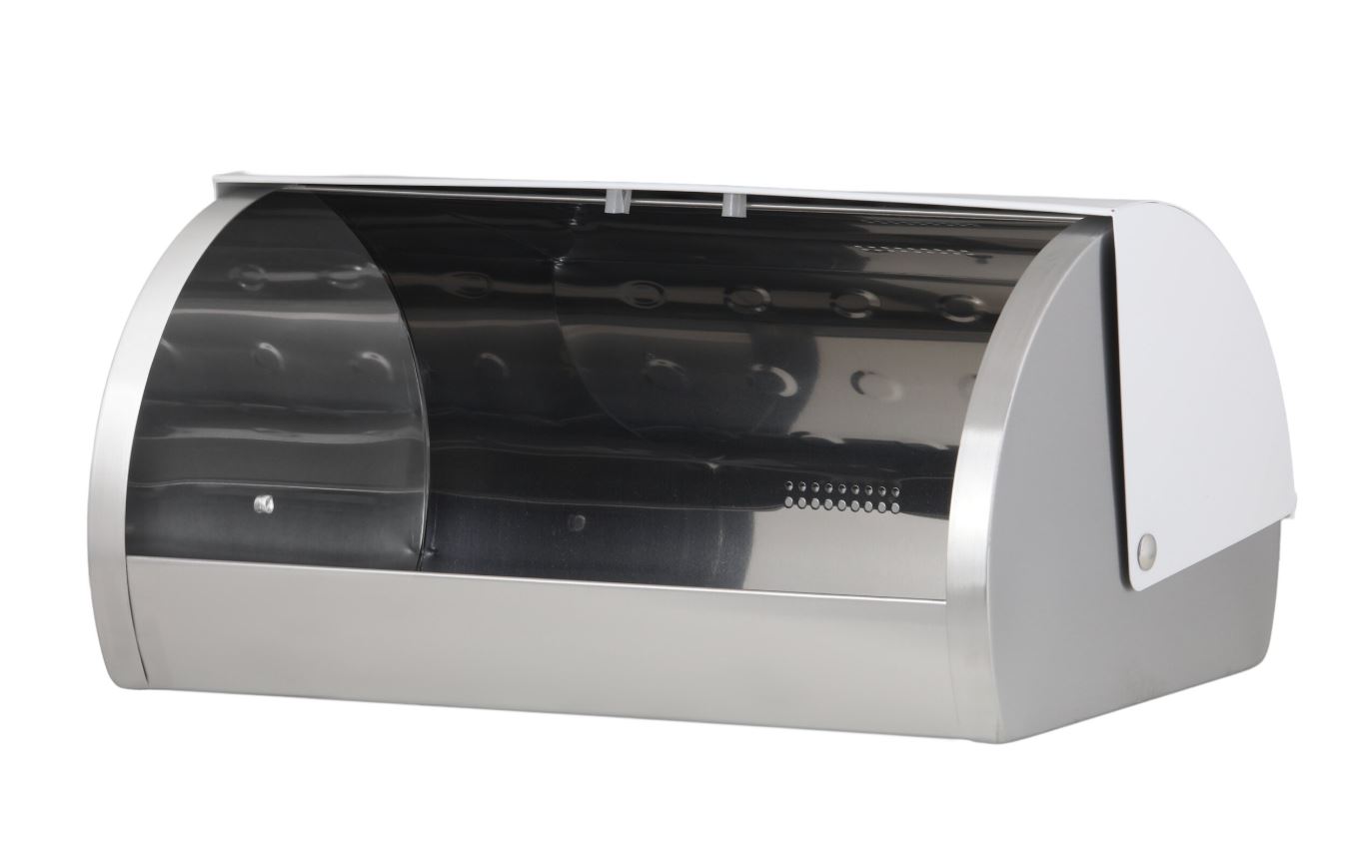 Chlebak na pieczywo nierdzewno-biały romby Mica Berretti BR 6828 - obrazek 3