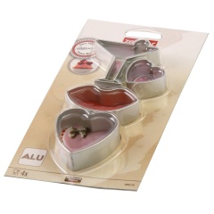 Wykrawacze do ciastek Love 4 sztuki Zenker 44807