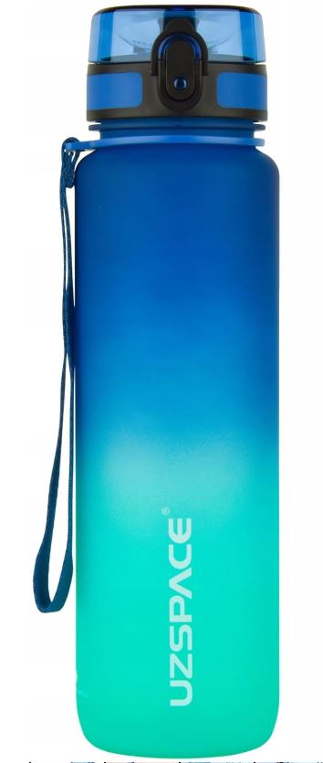 UZSPACE Butelka tritan 500 ml gradient niebiesko-zielona 3026 1 UZSPACE Butelka tritan 500 ml gradient niebiesko-zielona 3026