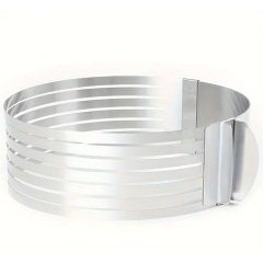 Opaska do tortu nierdzewna z podziałką 24-30x8 cm Koko 2 0890a8d075c24f48faf217ae73397434