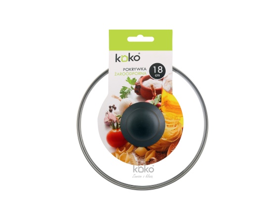 Pokrywa szklana 18 cm Koko