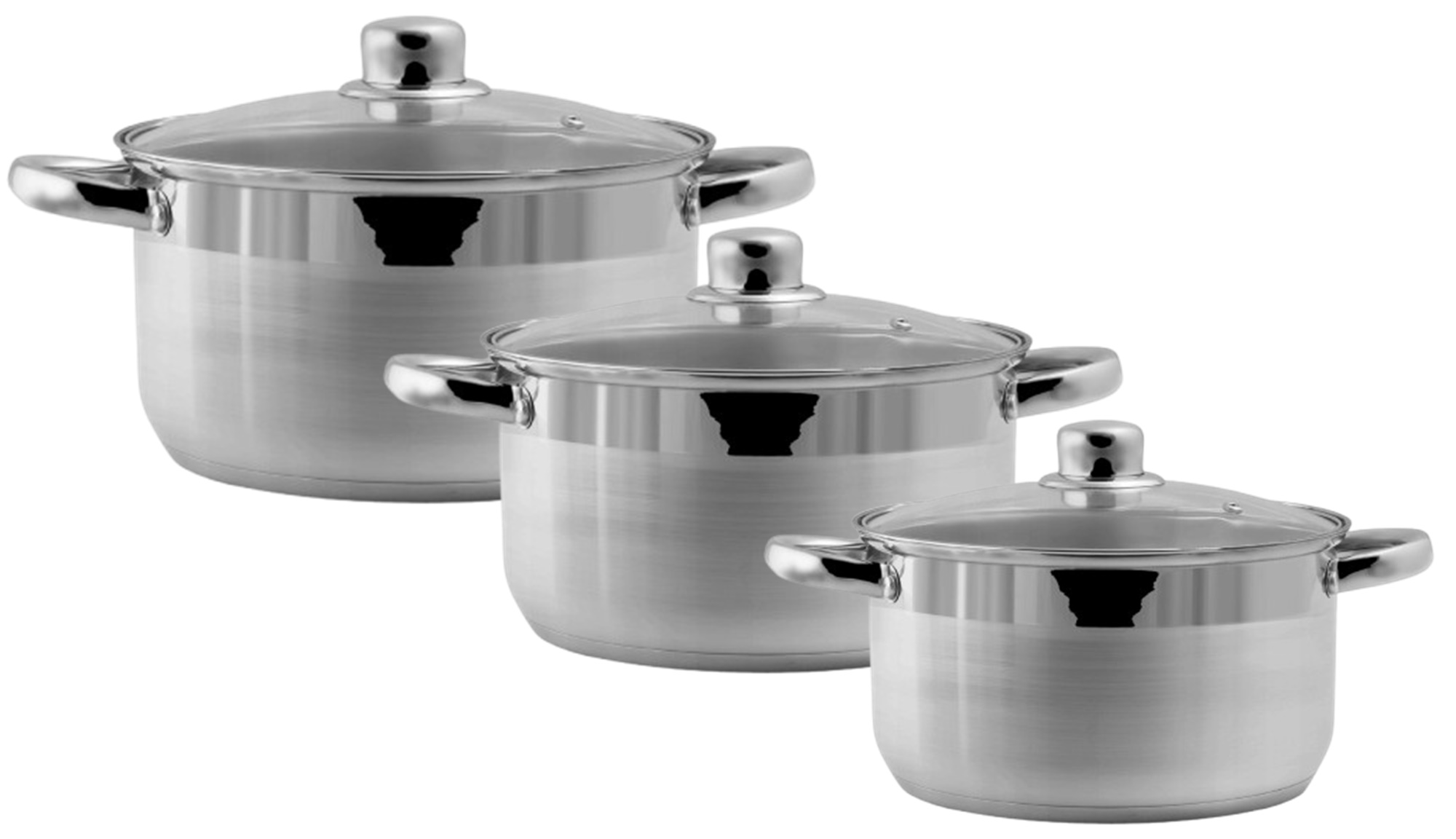 Zestaw garnków Koko Fame 3 szt. 16/18/22 cm