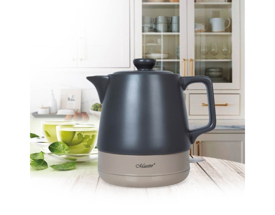 Alternative view of Czajnik elektryczny ceramiczny 1 litr Czarny Maestro MR-071