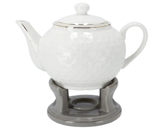 Dzbanek z szarym podgrzewaczem BO-2721 1L Oro Bianco