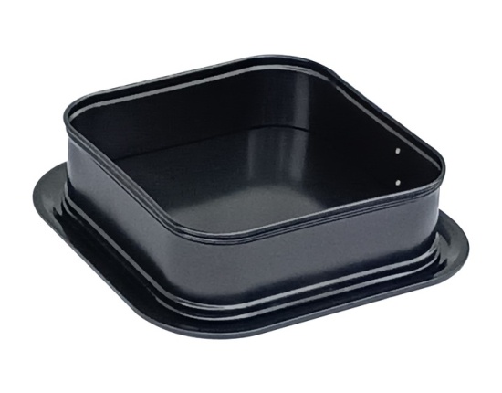 Tortownica kwadratowa Berretti Torta 23,5x23,5x8 cm BR-8693