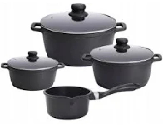 SSW Zestaw garnków Crispy 7el