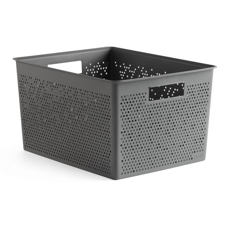 Organizer Basket L 20L Tatay Bohol Antracyt