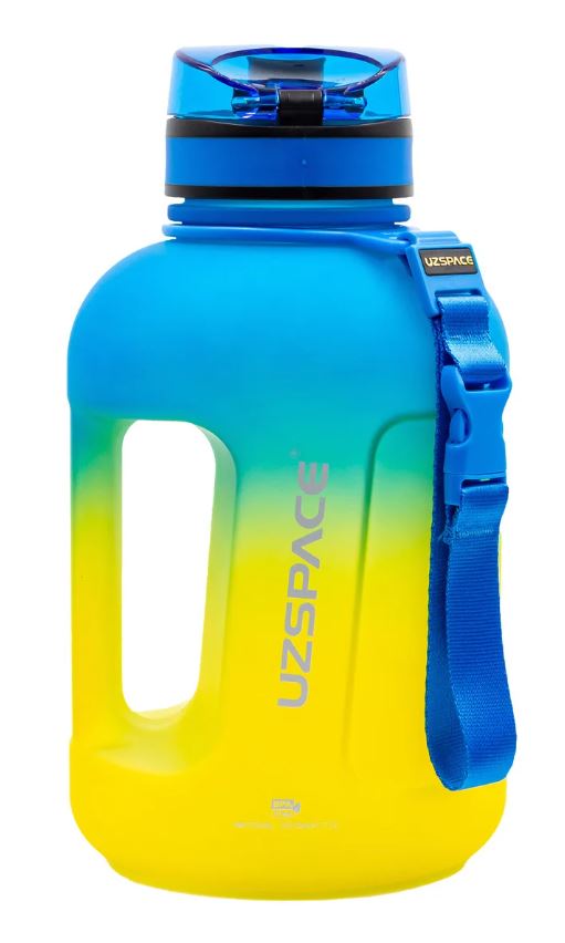 UZSPACE Butelka tritan 1700 ml gradient niebiesko-żółta 3065 1 UZSPACE Butelka tritan 1700 ml gradient niebiesko-żółta 3065