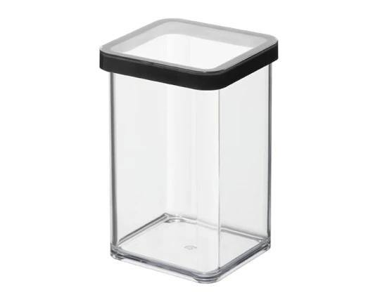 Pojemnik Kuchenny Loft Czarny 1l Rotho