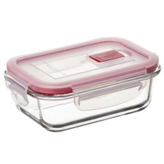 Pojemnik szklany Tatay Cook&Eat 0,37L czerwony