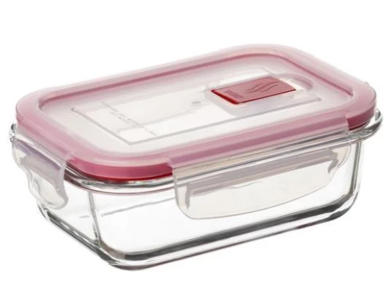 Pojemnik szklany Tatay Cook&Eat 0,37L czerwony