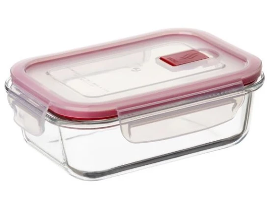 Pojemnik szklany Tatay Cook&Eat 0,64L czerwony