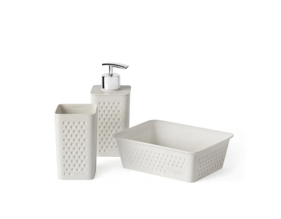 Zestaw łazienkowy 3 elementy Tatay Bohol Sky White