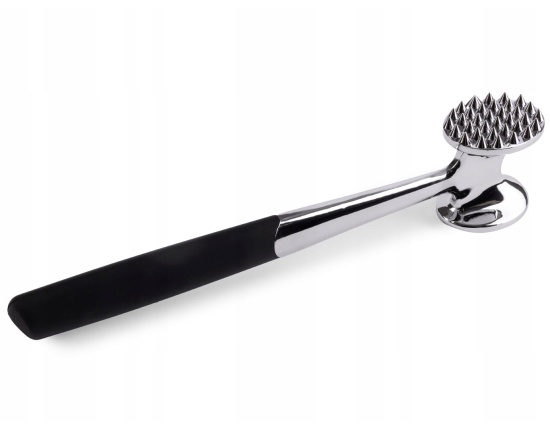 Domik Tłuczek do mięsa nierdzewny czarny uchwyt DO-1166