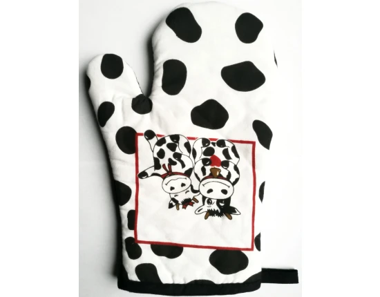 Rękawica kuchenna lewa+prawa Krówka Fackelmann