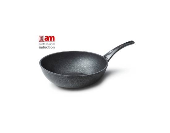 Patelnia z powłoką diamentową Diamante Di Luna WOK 28 cm