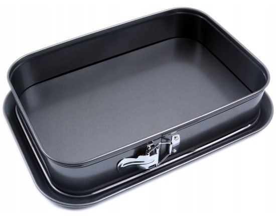 Tortownica prostokątna Berretti Torta 35x23,5x8 cm