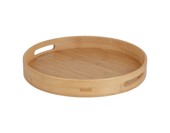 Taca bambusowa okrągła Berretti 35x5 cm