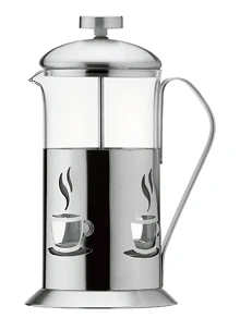Zaparzacz z nierdzewnym tłokiem Berretti Brocca 1000 ml wzór filiżanka 1 Zaparzacz z nierdzewnym tłokiem Berretti Brocca 1000 ml wzór filiżanka
