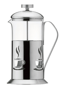 Zaparzacz z nierdzewnym tłokiem Berretti Brocca 600 ml wzór filiżanka 1 Zaparzacz z nierdzewnym tłokiem Berretti Brocca 600 ml wzór filiżanka