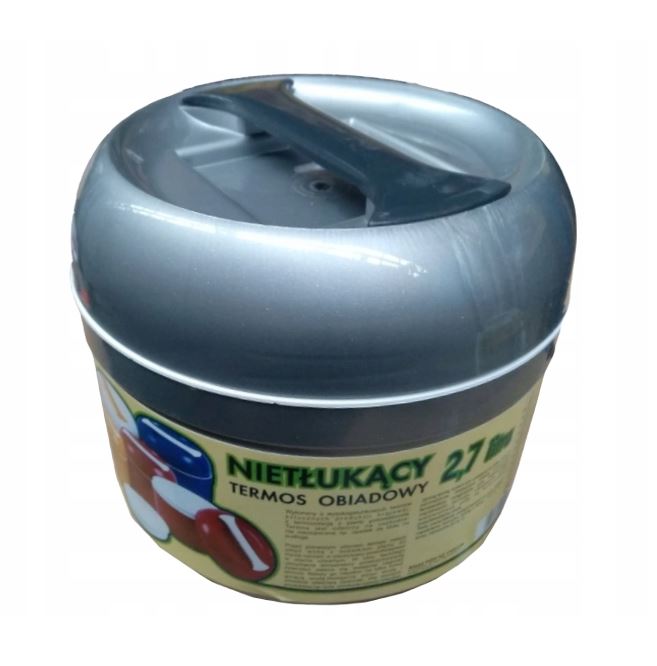 Termos obiadowy 2,7 L AMIRA Szary 1 Termos obiadowy 2,7 L AMIRA Szary