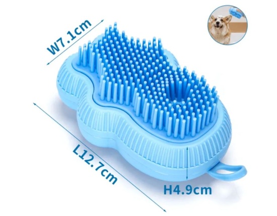 Szczotka do masażu dla zwierząt podczas kąpieli Nobleza