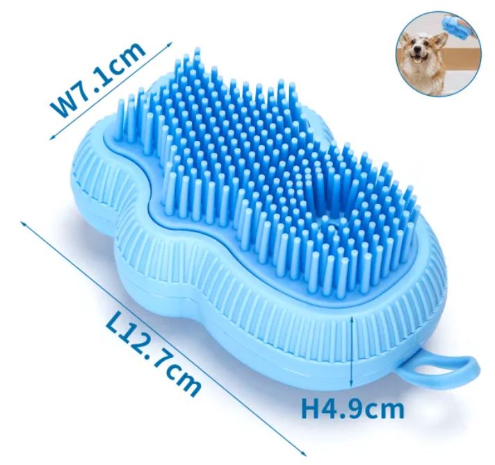 Szczotka do masażu dla zwierząt podczas kąpieli Nobleza 1 Szczotka do masażu dla zwierząt podczas kąpieli Nobleza