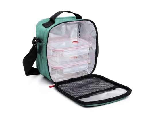 Torba termiczna + szklane pojemniki LunchBox Casual TATAY