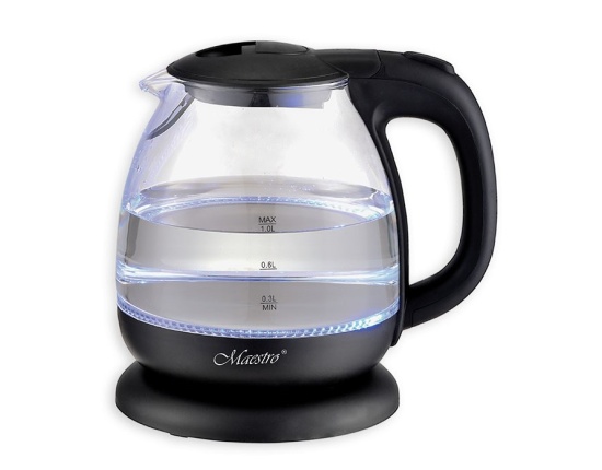 Czajnik elektryczny 1,0 l 1100W  Maestro MR-055 Czarny