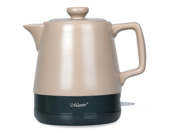 Czajnik elektryczny ceramiczny 1 litr Beżowy Maestro MR-071
