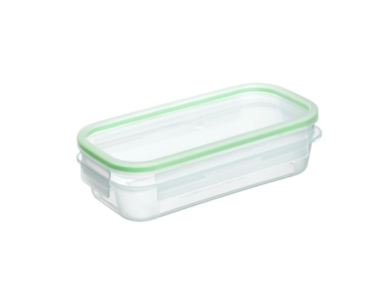 Pojemnik na jedzenie Tatay transparentny-zielony 0,75L