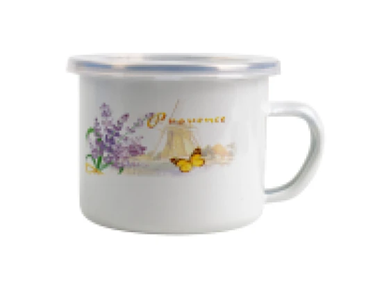 Kubek emalia 10cm 0,5l MŁYN