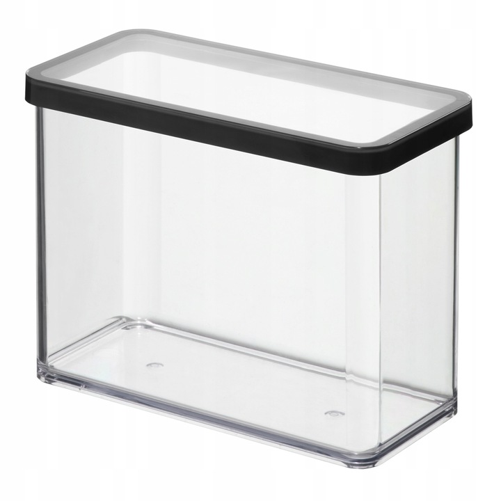 Pojemnik Kuchenny Loft Czarny 2,1l Rotho 1 Pojemnik Kuchenny Loft Czarny 2,1l Rotho