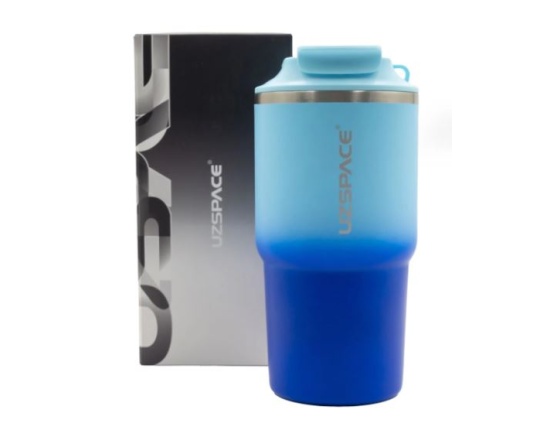 UZSPACE Kubek termiczny 580 ml gradient niebiesko-granatowy 4224