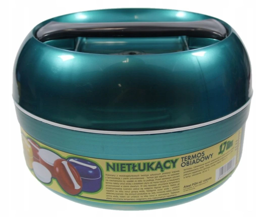 Termos obiadowy 1,7 L AMIRA Zielony 1 Termos obiadowy 1,7 L AMIRA Zielony