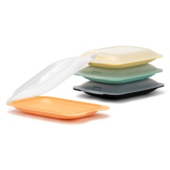 Zestaw Pojemników Fresh MINI Pastelowy ( zest 4 sztuk Brzoskwiniowy,Bananowy,Miętowy,Czarny) SET 4 4 a829a76d56fbec8ae20df6a639f2f3b1