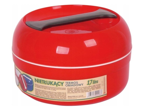 Termos obiadowy 1,7 L AMIRA Czerwony