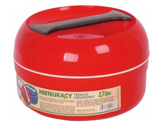 Termos obiadowy 1,7 L AMIRA Czerwony