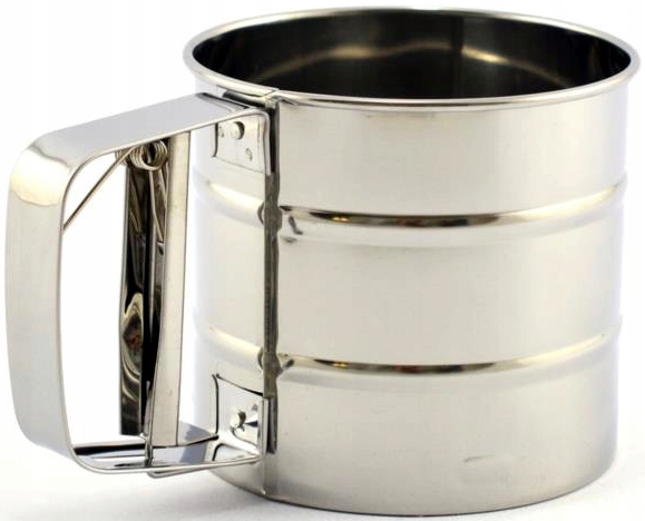 Koko Przesiewacz do mąki ze stali nierdzewnej 10 cm 1 Koko Przesiewacz do mąki ze stali nierdzewnej 10 cm