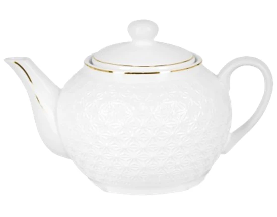 Dzbanek biały/złoty BO-3070 1L Oro Bianco (bez podgrzewacza)