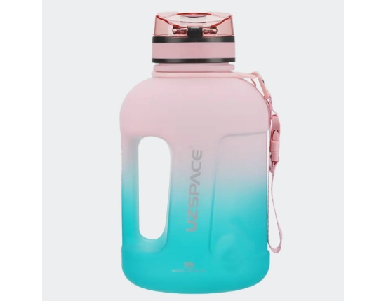 UZSPACE Butelka tritan 1700 ml gradient różowo-niebieska 3065