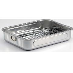 SSW Brytfanna z rusztem do pieczenia 35x25cm