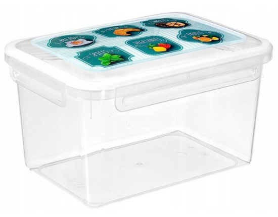 Pojemnik na żywność hermetyczny zamykany ALBA 2,7L