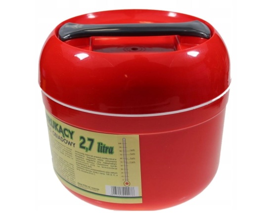 Termos obiadowy 2,7 L AMIRA Czerwony