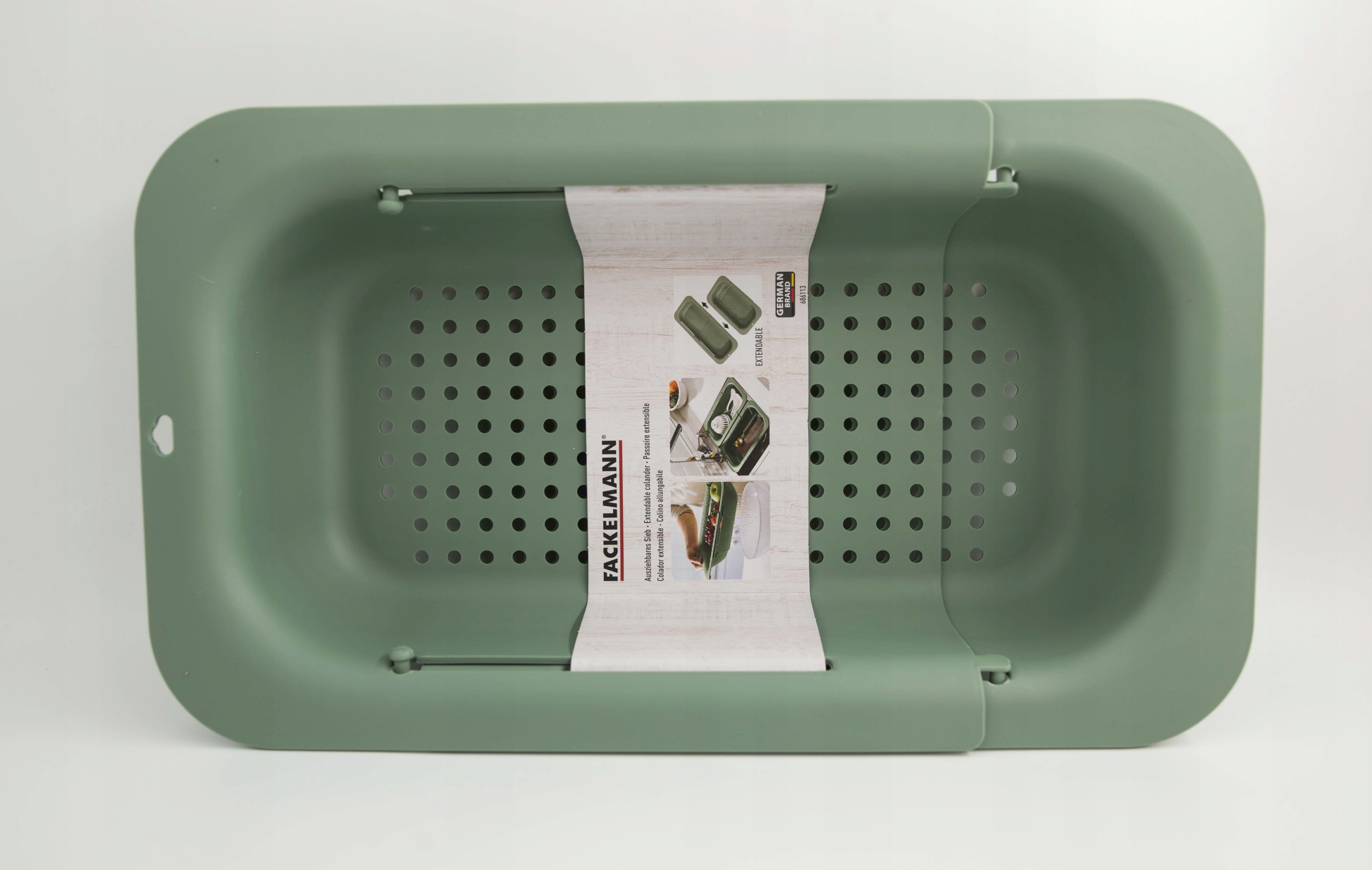 Cedzak rozsuwany na zlew Fackelmann 1 Cedzak rozsuwany na zlew Fackelmann