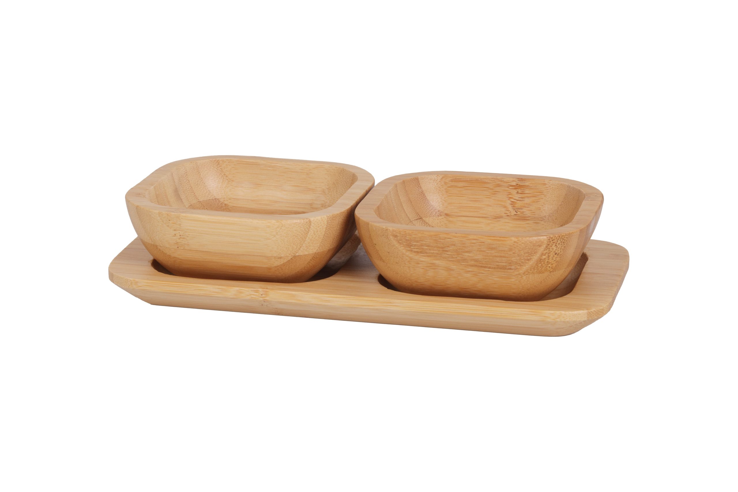Zestaw do przystawek 2 elementy bambusowy Berretti 22,5x10,8x4,7 cm